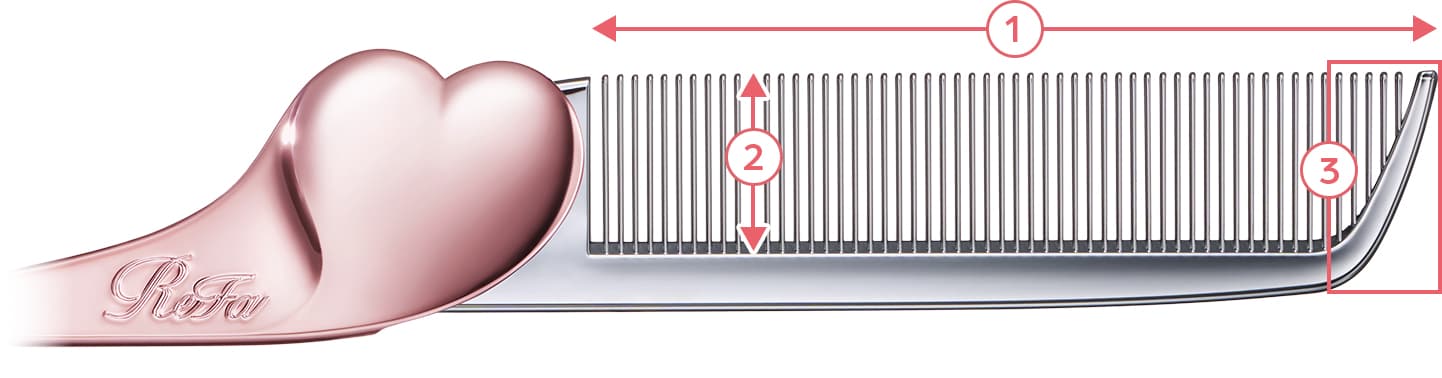 ReFa HEART COMB Aira – folding mechanism